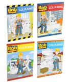Carte de Colorat Bob The Builder 32 Pagini, Peste 3 Ani, Materiale Netoxice, 4 Tipuri