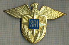 Y 1595 INSIGNA-MILITARA -EMBLEMA COIFURA -SRI -PENTRU COLECTIONARI foto