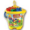 Cuburi de constructii maxi Blocks in galeata 24 piese D.Toys