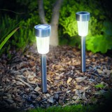 Lampă solară LED pentru exterior - 190 x 45 mm, metal 11702A, Garden Of Eden