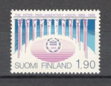 Finlanda.1989 100 ani Uniunea Interparlamentara KF.176, Nestampilat