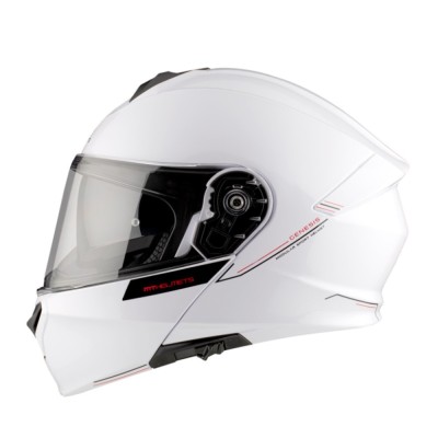 Casca modulabila MT Genesis SV A0 alb lucios Pinlock ready foto