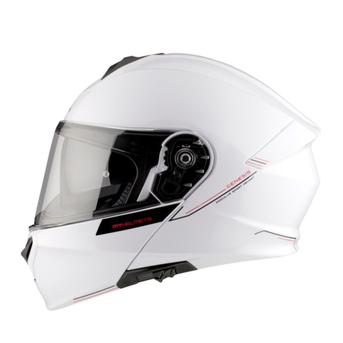 Casca modulabila MT Genesis SV A0 alb lucios Pinlock ready