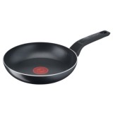 Tigaie TEFAL Simply Clean B5670453, 24cm, aluminiu, Thermo Signal, negru