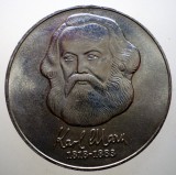 2.037 GERMANIA RDG DDR KARL MARX 20 MARK 1983 A XF/AUNC, Europa, Cupru-Nichel