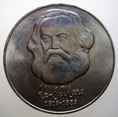 2.037 GERMANIA RDG DDR KARL MARX 20 MARK 1983 A XF/AUNC foto