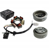 Kit aprindere atv 110 stator cu 6 bobine si rotor