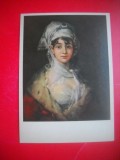 HOPCT 23605 PORTRET ANTONIA ZARATE- FRANCISCO GOYA 1746-1828 -- RUSIA --MUZEE - CP PICTURA --NECIRCULATAMUNTII