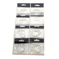 Set Tub Varnis Siliconic FL 0.5mm-1.2mm 8buc foto