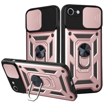 Husa iPhone 6 Plus 6s Plus protectie camera Techsuit CamShield Series, roz foto