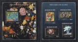 Niger 2016 - Flori - Picturi de van Gogh, Renoir, Degas, Ruysch, MNH