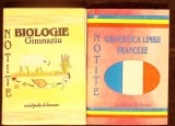 SET 2 NOTITE: BIOLOGIE, GRAMATICA LB. FRANCEZA-COLECTIV-338858