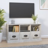 VidaXL Comodă TV, gri beton, 100x35x50 cm, lemn prelucrat