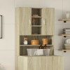 Dulap Masina Spalat vidaXL Stejar Sonoma 70.5x24x90 cm Corp Baie Mobilier Baie