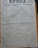 Ziarul Epoca, 30 octombrie 1899 ; procesul complotului din Franta