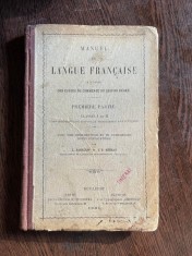 L. Bachelin J.B.-Hetrat Manuel de Langue Francaise (1901) foto