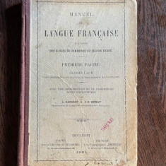 L. Bachelin J.B.-Hetrat Manuel de Langue Francaise (1901)