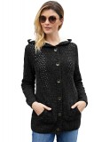 S715-1 Cardigan cu gluga si buzunare laterale