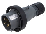Conector alimentare AC trifazat AMPHENOL IP&amp;S 16A 5 pini IP67