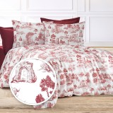 LENJERIE DE PAT CREPONATA 100% BUMBAC (CREP56) - doua persoane