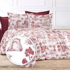 LENJERIE DE PAT CREPONATA 100% BUMBAC (CREP56) - doua persoane