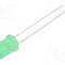 Dioda LED 5mm, verde-galben, convex, 2.15V, NTE Electronics - NTE3145