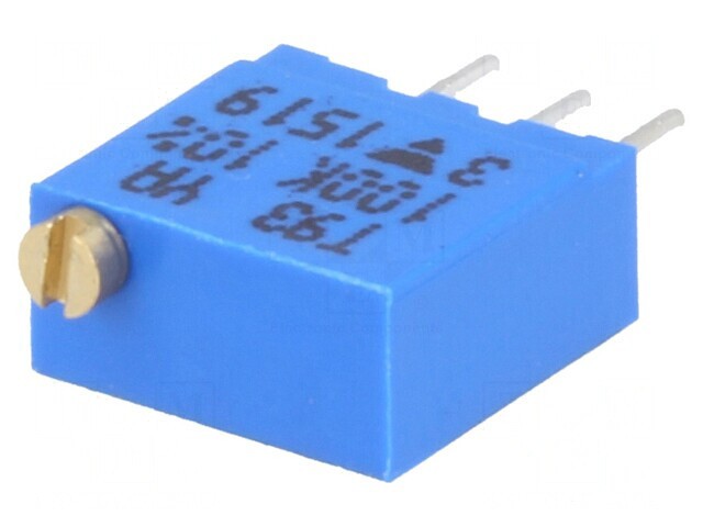 Potentiometru Multi-Turn 100k&Omega; THT 500mW