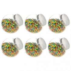 vidaXL Borcane pentru bomboane, 6 buc. 19,5 x 13,5 x 19,5 cm, 3000 ml foto