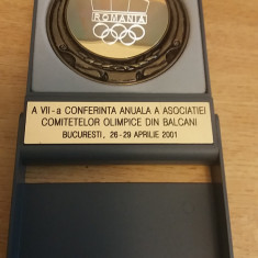 QW3 4 - Medalie - tematica sport - Comitetele olimpice din Balcani - 2001