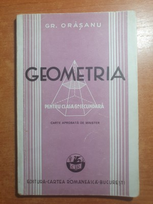 manual de geometrie pentru clasa a 6-a secundara - din anul 1944 foto