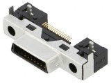 Conector D-Sub DH THT PIN 17 Soclu Tată 1mm