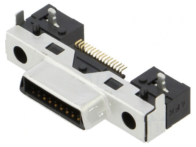 Conector D-Sub DH THT PIN 17 Soclu Tată 1mm