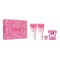 Versace Bright Crystal Absolu Set cadou pentru femei EDP 90 ml + EDP 5 ml + 100 ml loțiune de corp + 100 ml gel de duș