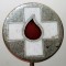 I.073 INSIGNA STICKPIN CRUCEA ROSIE DONATOR DE SANGE