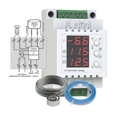 Termostat digital pentru degivrare cu senzor de umiditate Terneo SNEG+OSA