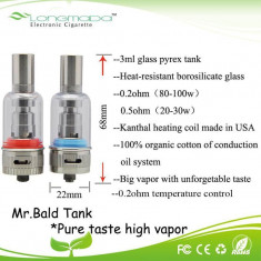 Clearomizor Sub Ohm Tank Mr. Bald 3ml/ rezervor sticala ! foto