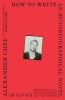 How to Write an Autobiographical Novel: Essays, 2018