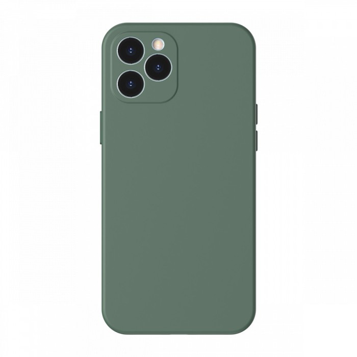 Husa pentru Apple iPhone 12 Pro, Baseus Protective Case, Silicon, Verde, 6.1 inch
