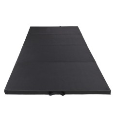 Saltea fitness groasa, dimensiune XXL, pentru antrenamente gimnastica, 240x120x5 cm, negru Household NewTrend