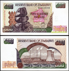 = ZIMBABWE - 500 DOLLARS - 2004 - UNC = foto