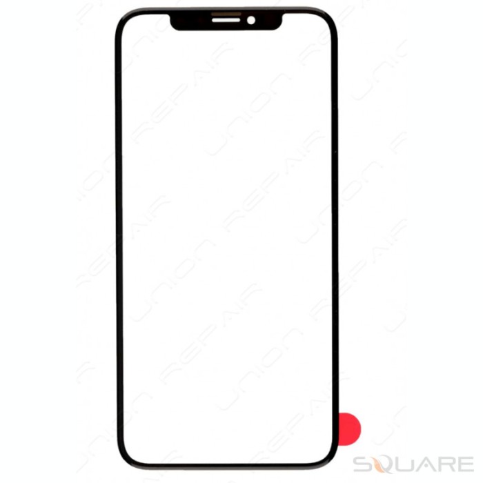 Geam Sticla iPhone X, Black