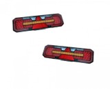 Set 2 Lampi Spate LED 46cm x 12cm Semnalizare Dinamica 12V-24V IP66 Auto, Camion, Remorca