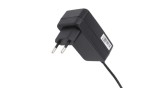 T&aacute;pegys&eacute;g POS POSC12150A-H, 12V/1.5A/18W, adapter horizont&aacute;lis, czarny, gniazdo AC:CEE 7/16. wtyk 2.1x5.5mm prosty