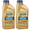 Ulei motor Ravenol HSW 0W30, 2L, Sintetic, Tehnologie Cleansynto, Protectie DPF, Reduce Emisii