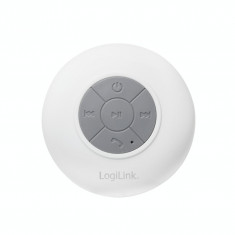Boxa portabila LogiLink SP0052W, Bluetooth, IPX4, Alb foto