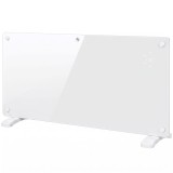 HOMCOM Convector Electric 2000W, Montare pe Perete sau Podea, Compatibil cu Alexa și Google Home, Alb | Aosom Romania