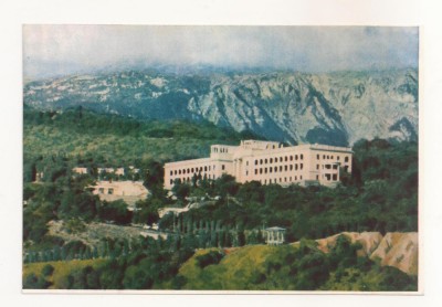FA74-Carte Postala- UCRAINA - Yalta, Rossiya Sanatorium, necirculata 1963 foto