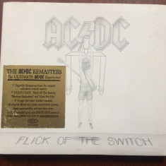 AC/DC Flick Of The Switch 1983 cd disc muzica hard rock remasterizat booklet VG