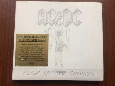 AC/DC Flick Of The Switch 1983 cd disc muzica hard rock remasterizat booklet VG foto