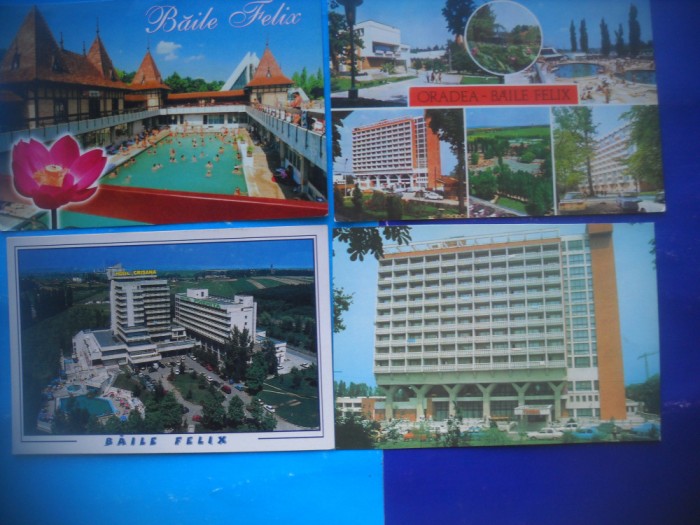 HOPCT LOT 2699 BAILE FELIX -JUD BIHOR-4 CARTI POSTALE-NECIRCULATE